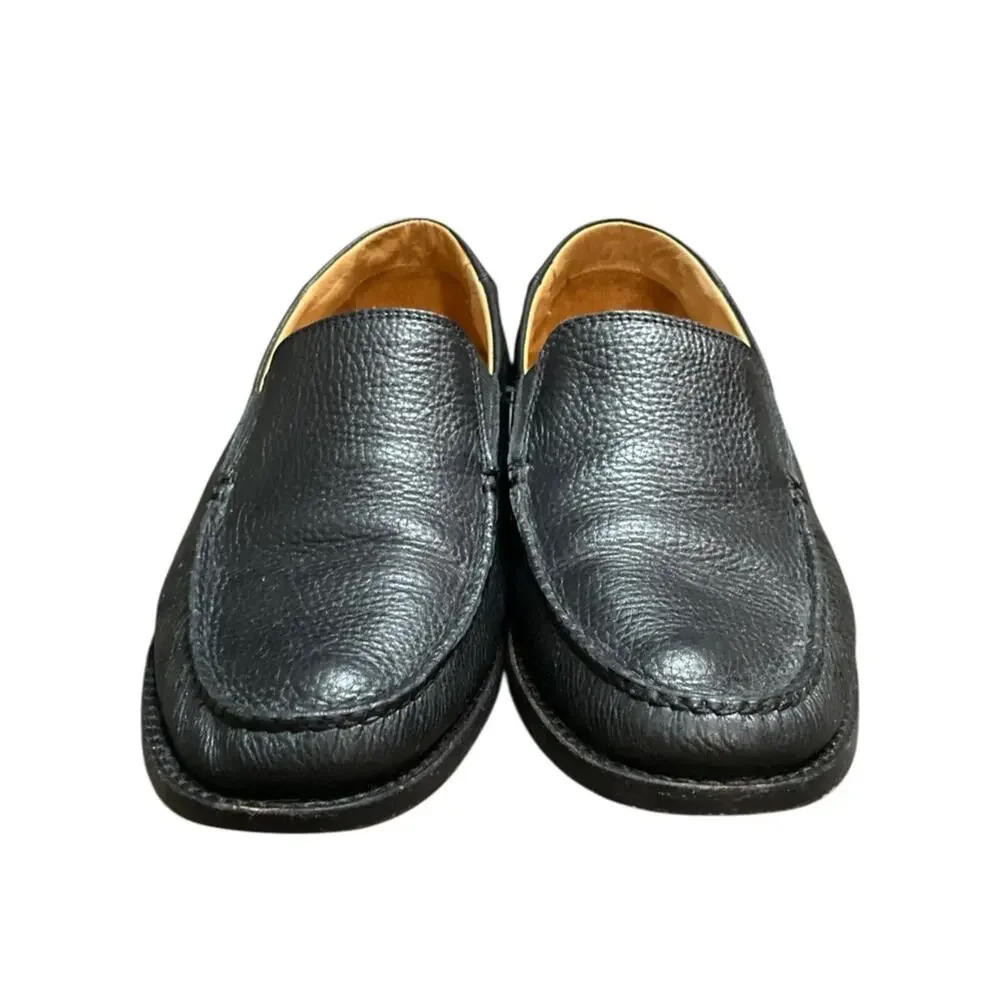 Tommy Bahama Men's Faxon Leather Slip-On Loafers Black Size 9.5 EUC